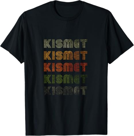 Love Heart Kismet Tee Grunge Vintage Style Black Kismet T-Shirt