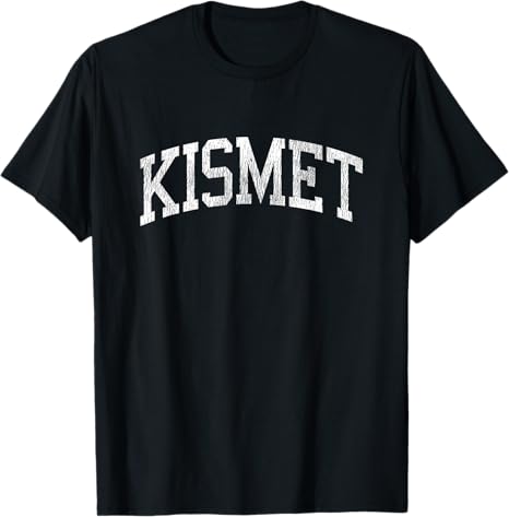 Kismet Kansas KS Vintage Athletic Sports Design T-Shirt